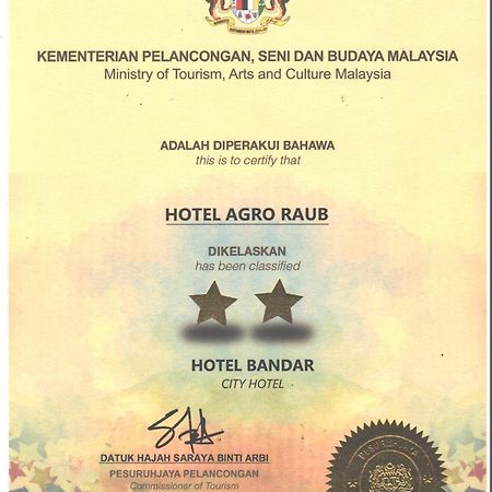 Hotel Agro Raub Eksteriør billede